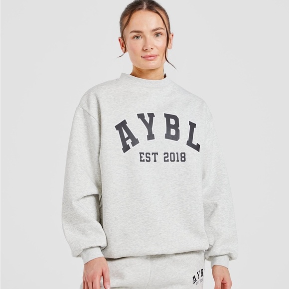 AYBL The Varsity Graphic Oversized Sweatshirt - Picture 1 of 4
